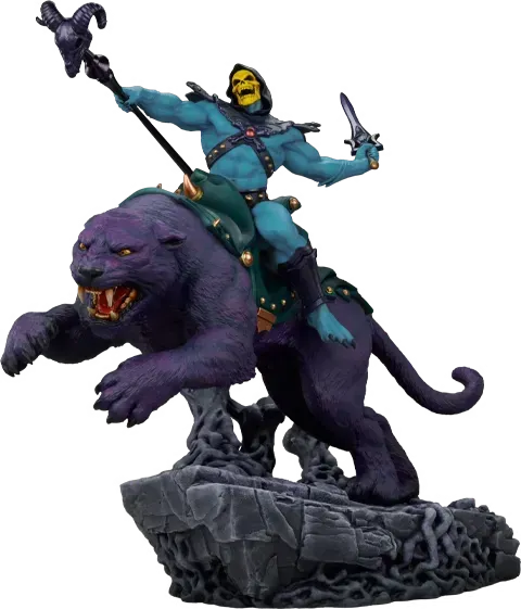 TWE904181 Masters of the Universe - Skeletor & Panthor Deluxe 1:6 Scale Maquette - Tweeterhead - Titan Pop Culture