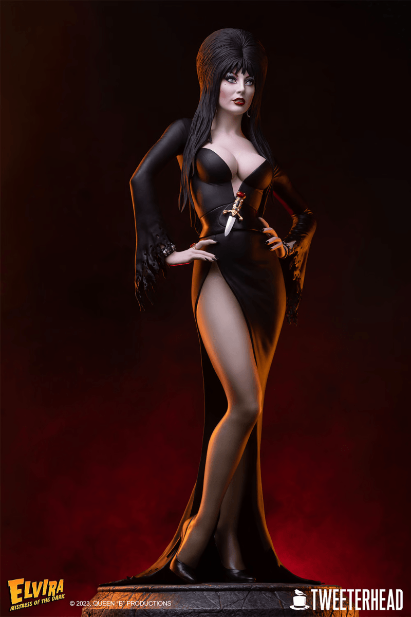 Elvira - Mistress of the Dark 1:4 Scale Maquette Maquette by Tweeterhead | Titan Pop Culture