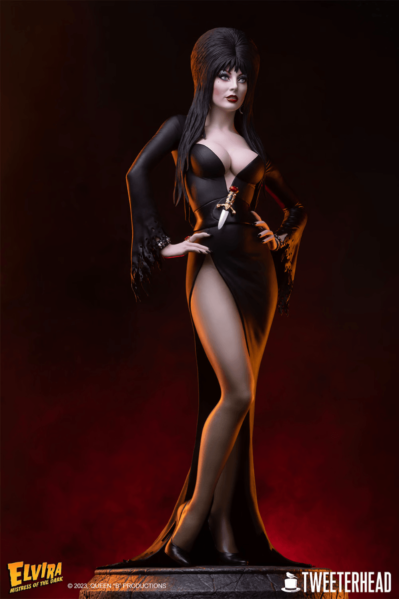 TWE912734 Elvira - Mistress of the Dark 1:4 Scale Maquette - Tweeterhead - Titan Pop Culture