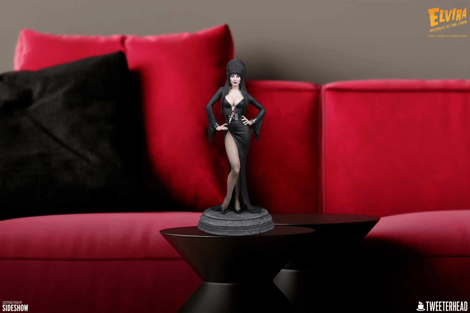 TWE912734 Elvira - Mistress of the Dark 1:4 Scale Maquette - Tweeterhead - Titan Pop Culture