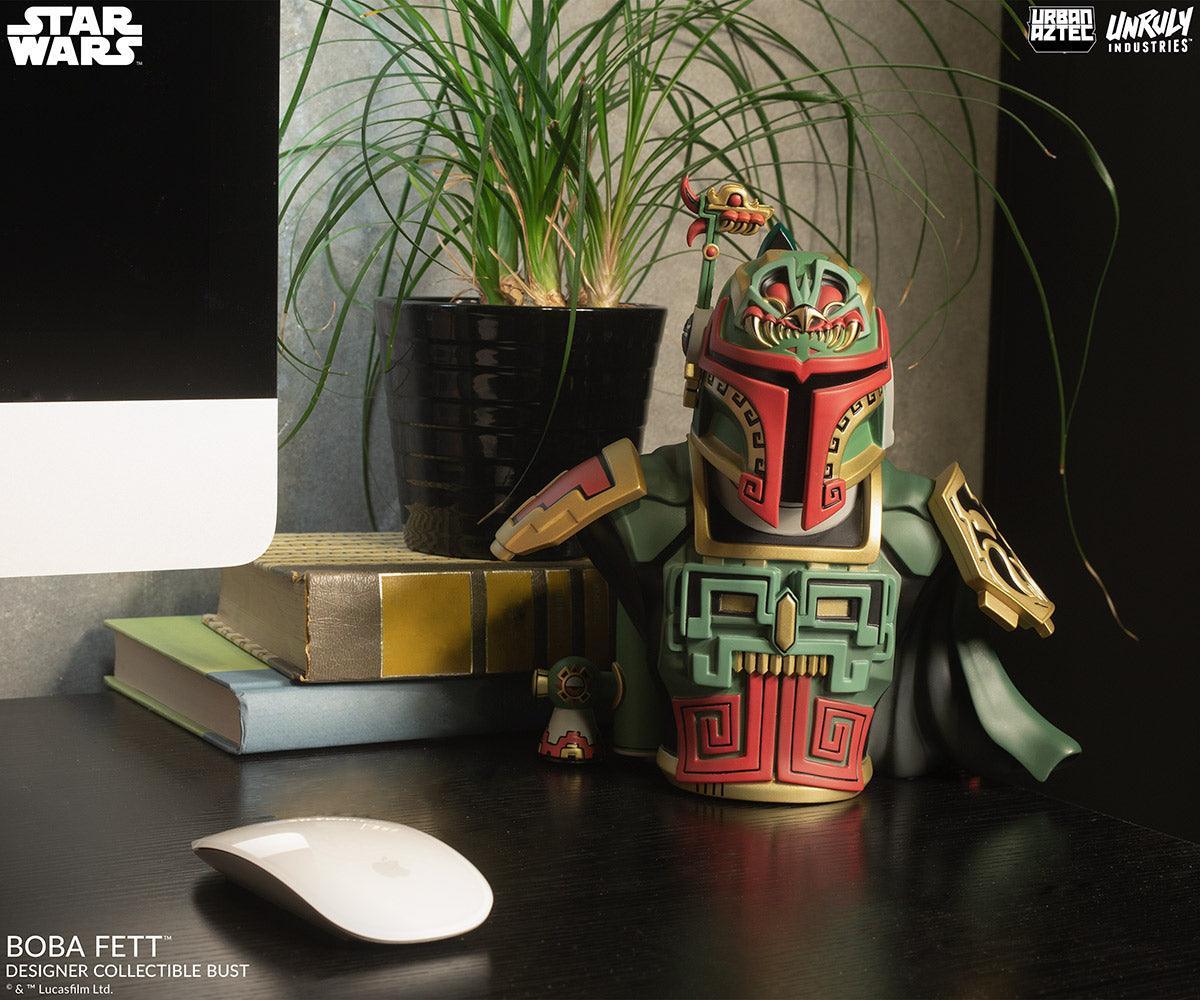 UNR700172 Star Wars - Boba Fett Bust by Jesse Hernandez - Unruly Industries - Titan Pop Culture