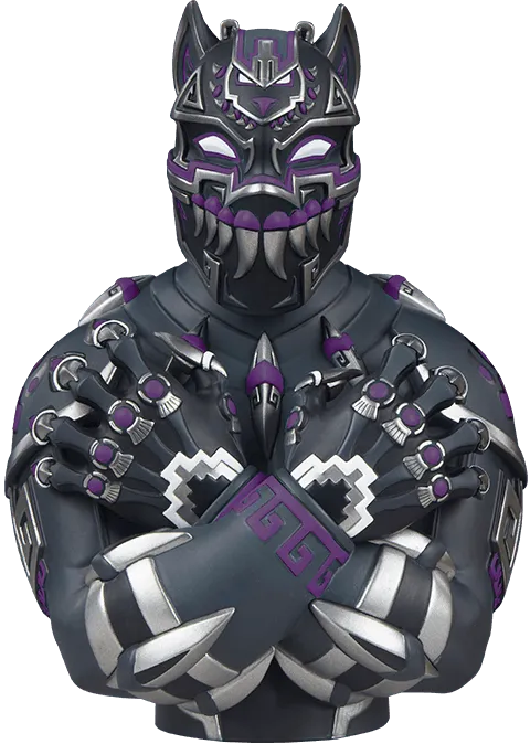 UNR7002135 Marvel Comics - Black Panther Purple Variant Designer Bust - Unruly Industries - Titan Pop Culture