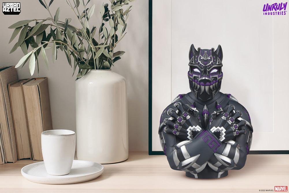 UNR7002135 Marvel Comics - Black Panther Purple Variant Designer Bust - Unruly Industries - Titan Pop Culture