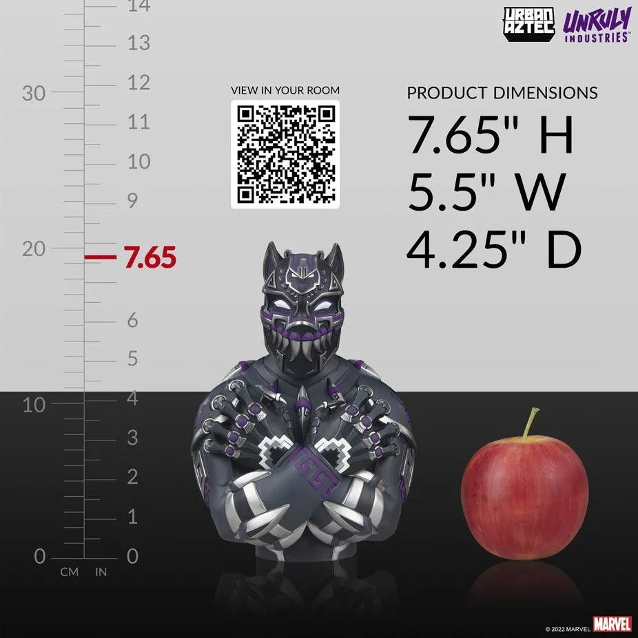 UNR7002135 Marvel Comics - Black Panther Purple Variant Designer Bust - Unruly Industries - Titan Pop Culture