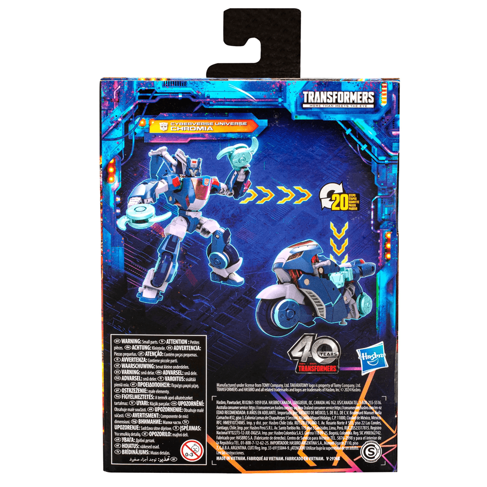 26468 Transformers Legacy United: Deluxe Class - Cyberverse Universe Chromia - Hasbro - Titan Pop Culture