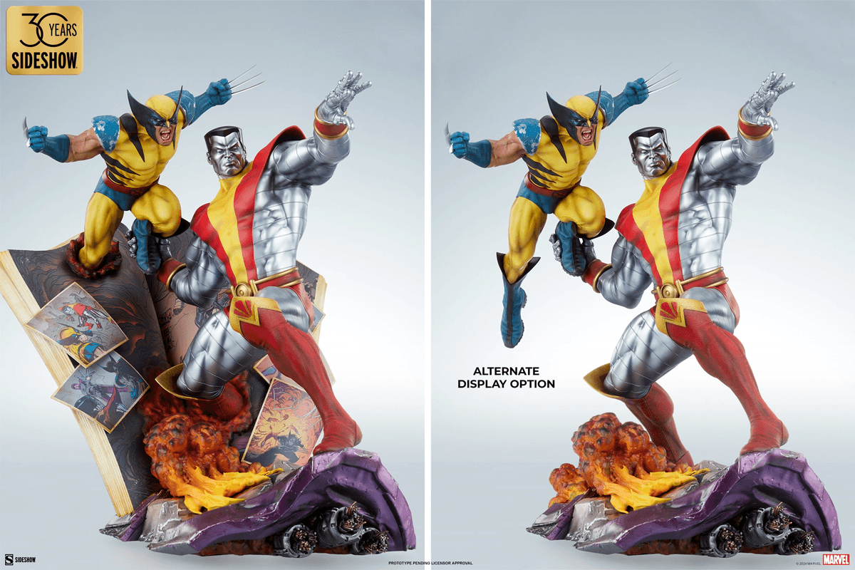 SID300849 X-Men - Colossus & Wolverine Statue - Sideshow Collectibles - Titan Pop Culture