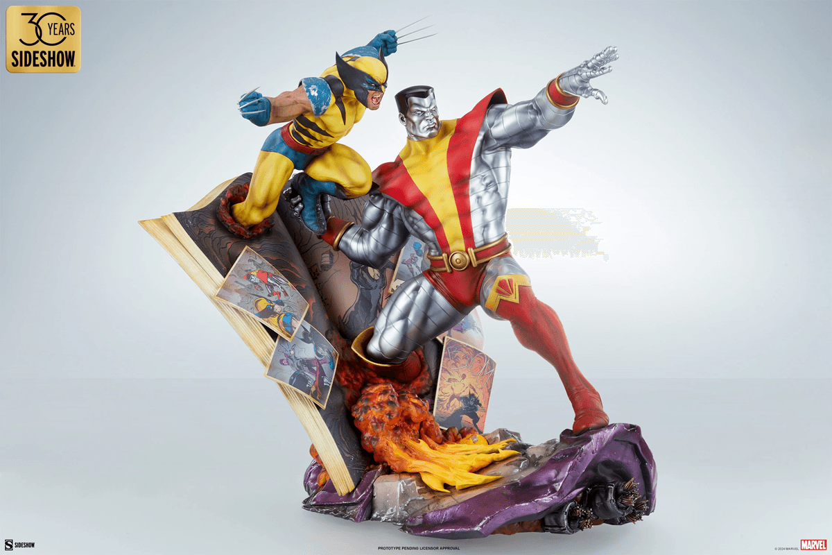 SID300849 X-Men - Colossus & Wolverine Statue - Sideshow Collectibles - Titan Pop Culture
