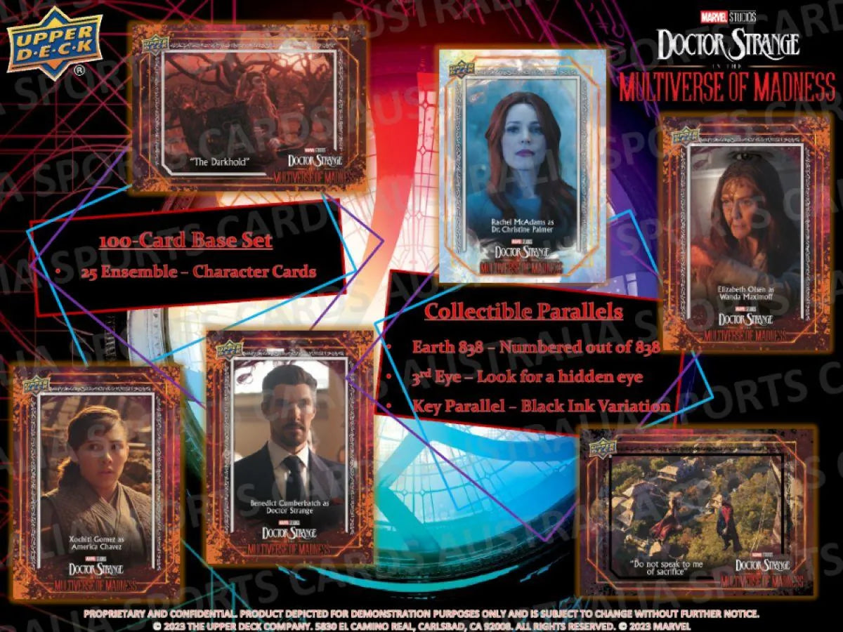 UPP14382 Doctor Strange 2: Multiverse of Madness - Hobby Trading Cards (Display of 15) - Upper Deck - Titan Pop Culture