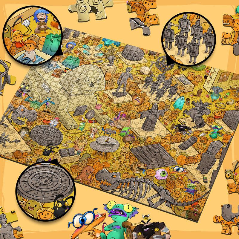 VR-107558 Vizzles Mysterious Museum 1000pc Jigsaw Puzzle - Vizzles - Titan Pop Culture