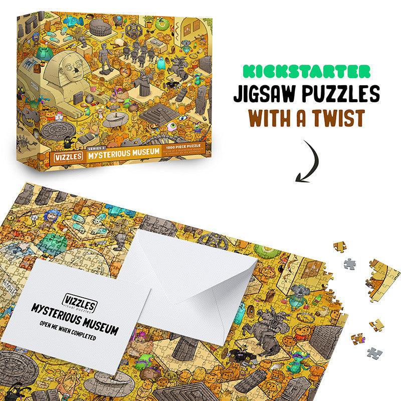 VR-107558 Vizzles Mysterious Museum 1000pc Jigsaw Puzzle - Vizzles - Titan Pop Culture