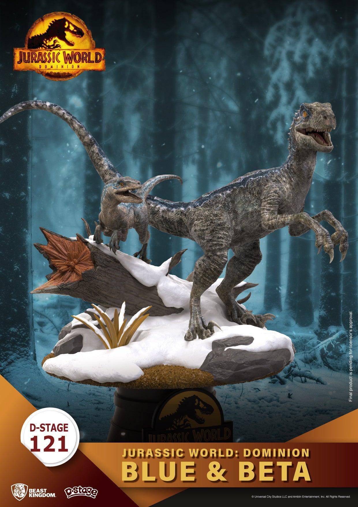 VR-100564 Beast Kingdom D Stage Jurassic World Dominion Blue & Beta - Beast Kingdom - Titan Pop Culture