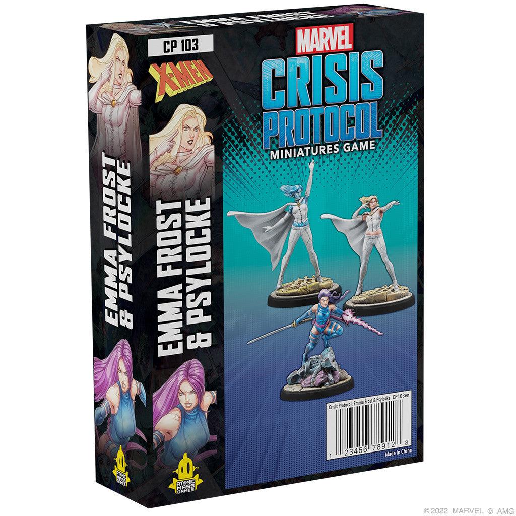 VR-100583 Marvel Crisis Protocol Emma Frost & Psylocke - Atomic Mass Games - Titan Pop Culture