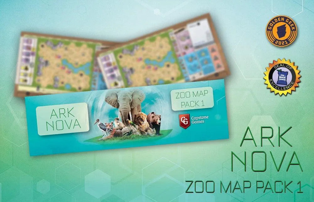 VR-101310 Ark Nova Zoo Map Pack 1 - Capstone Games - Titan Pop Culture