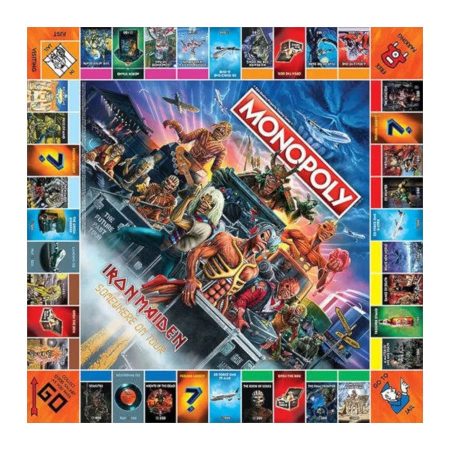 VR-101468 Iron Maiden Monopoly - Winning Moves - Titan Pop Culture