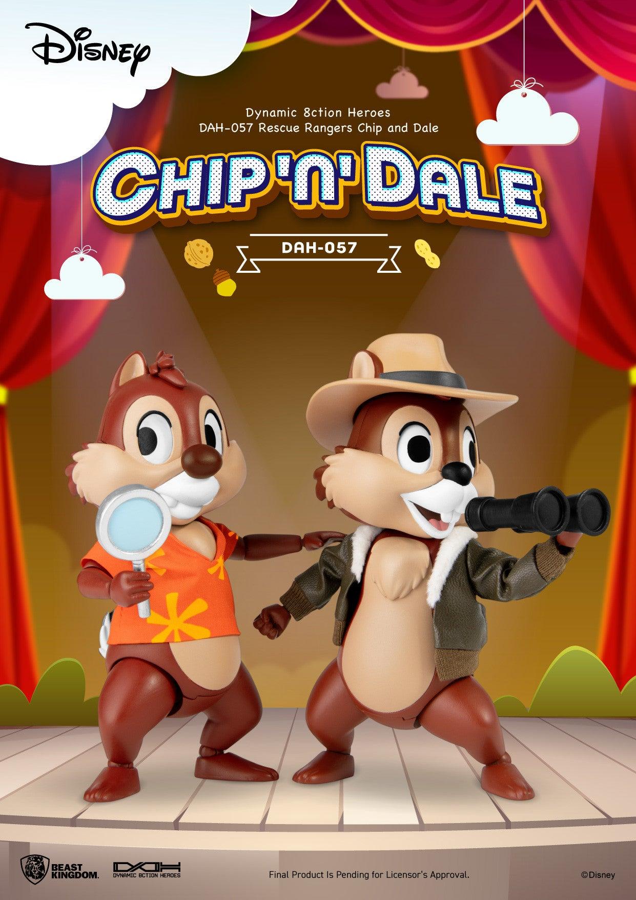 VR-101873 Beast Kingdom Dynamic Action Heroes Rescue Rangers Chip and Dale - Beast Kingdom - Titan Pop Culture