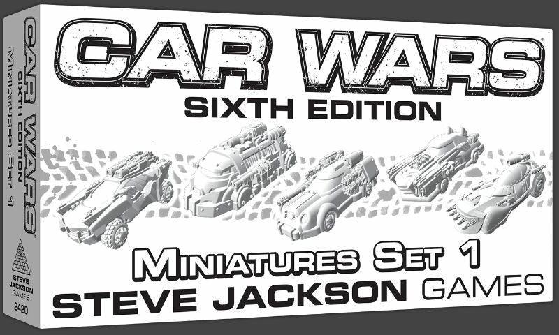 VR-102140 Car Wars 6th Edition Miniatures Set 1 - Steve Jackson Games - Titan Pop Culture