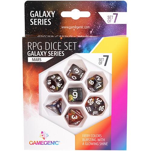 VR-102292 Gamegenic Galaxy Series - Mars - RPG Dice Set (7pcs) - Gamegenic - Titan Pop Culture