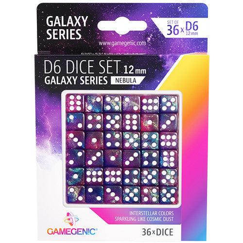 VR-102325 Gamegenic Galaxy Series - Nebula - D6 Dice Set 12 mm (36 pcs) - Gamegenic - Titan Pop Culture