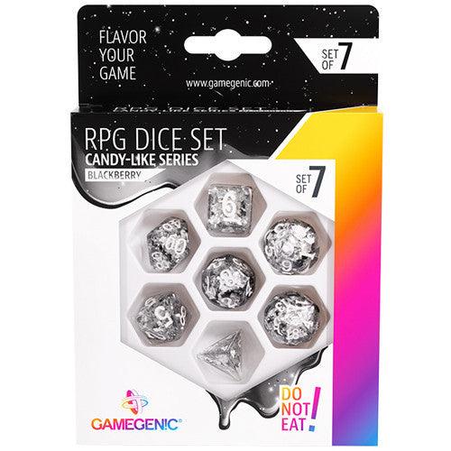 VR-102328 Gamegenic Candy-like Series - Blackberry - RPG Dice Set (7pcs) - Gamegenic - Titan Pop Culture