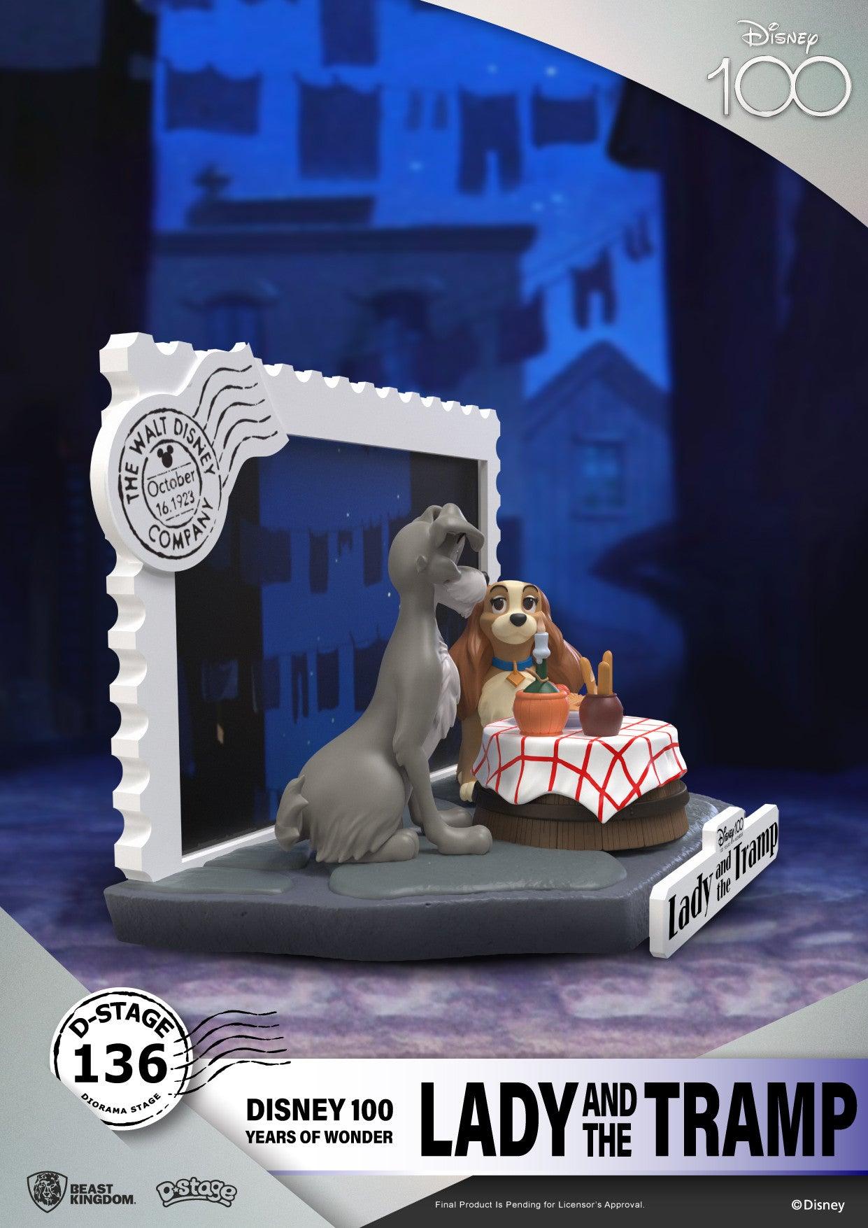 VR-103708 Beast Kingdom D Stage Disney 100 Years of Wonder Lady and the Tramp - Beast Kingdom - Titan Pop Culture