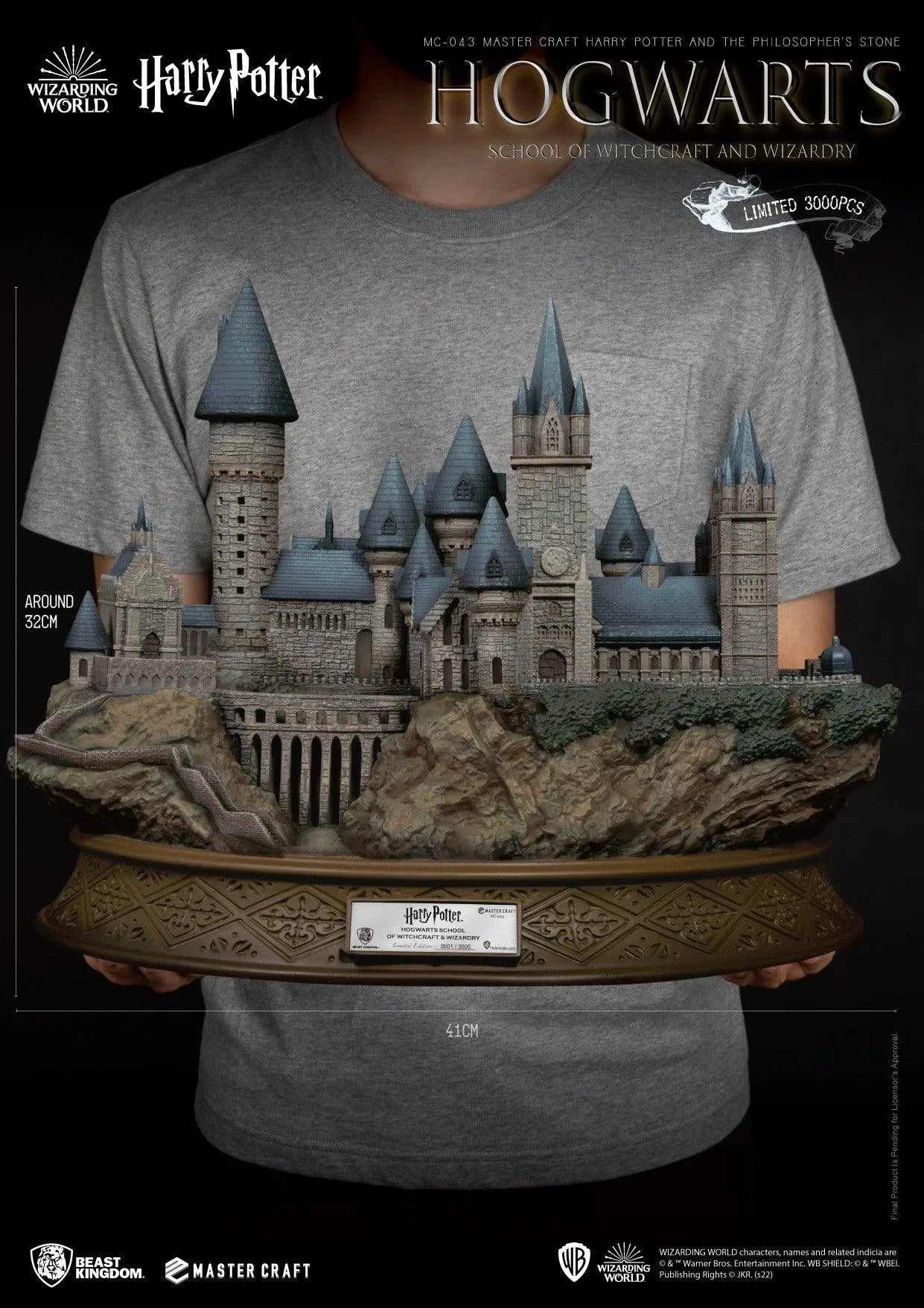 VR-103956 Beast Kingdom Master Craft Harry Potter and the Philosophers Stone Hogwarts School of Witchcraft and Wizardry - Beast Kingdom - Titan Pop Culture