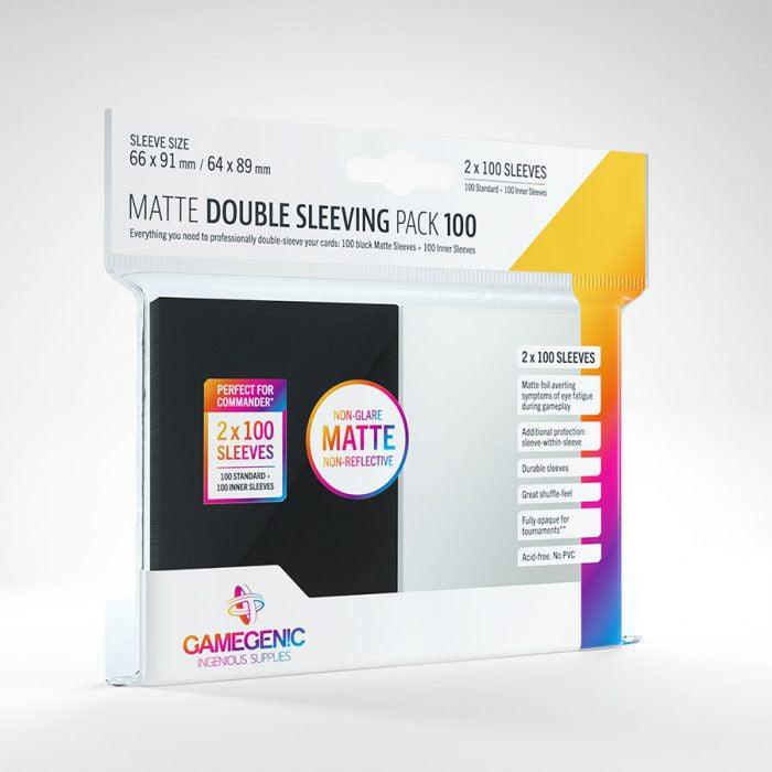 VR-105016 Gamegenic Matte Double Sleeving Pack 100 - Gamegenic - Titan Pop Culture