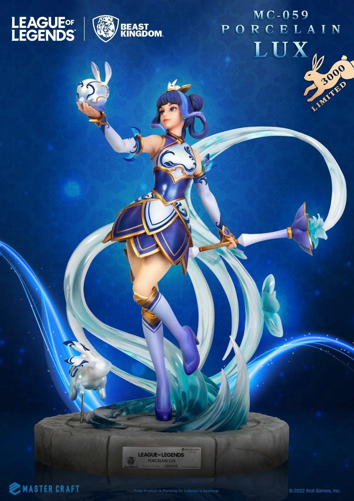 VR-105540 Beast Kingdom Master Craft League of Legends Master Craft Porcelain Lux - Beast Kingdom - Titan Pop Culture