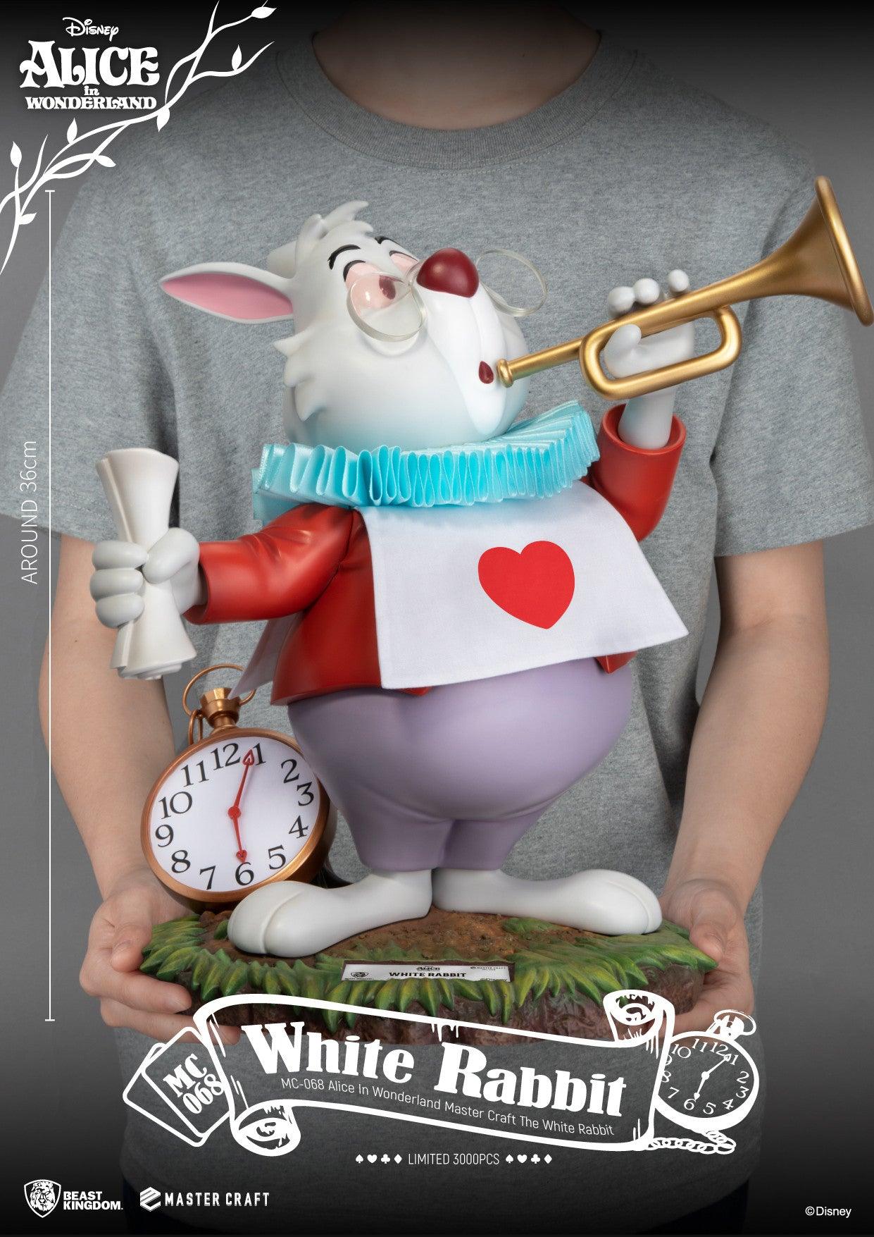 VR-105880 Beast Kingdom Master Craft Alice In Wonderland the White Rabbit - Beast Kingdom - Titan Pop Culture