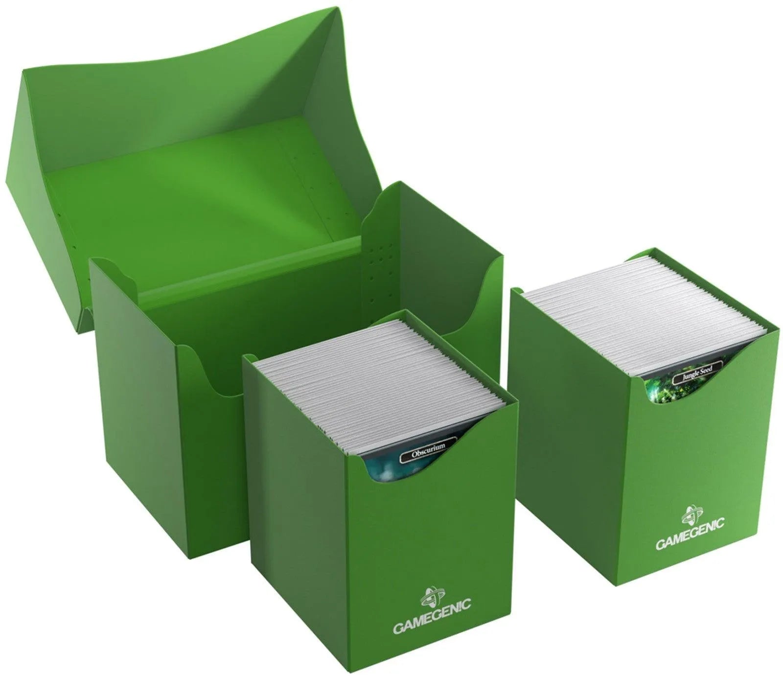 VR-106275 Gamegenic Double Deck Holder 200+ XL Green - Gamegenic - Titan Pop Culture