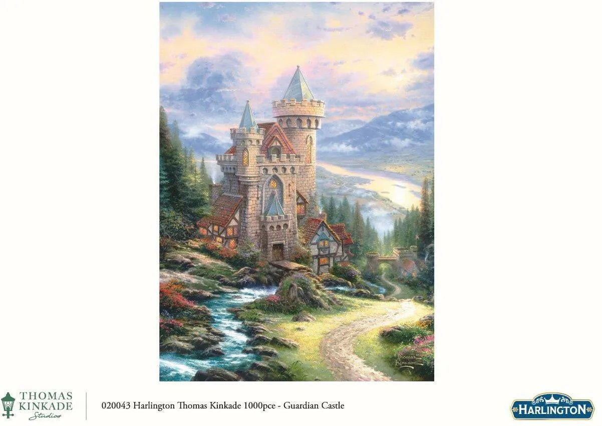 Harlington Thomas Kinkade PQ Guardian Castle 1000 pieces