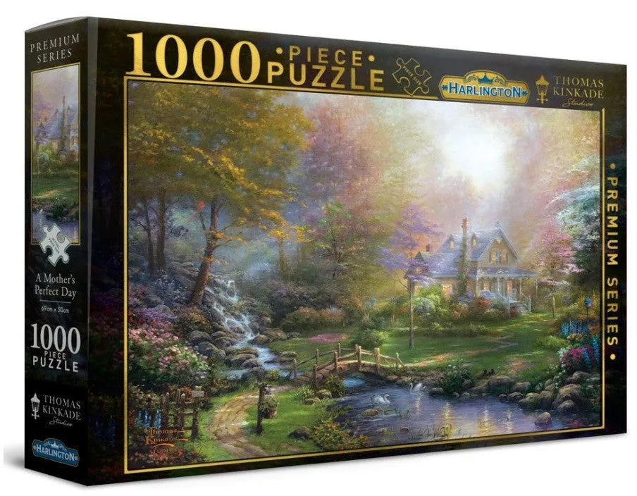 Harlington Thomas Kinkade PQ A Mother's Perfect Day 1000 pieces