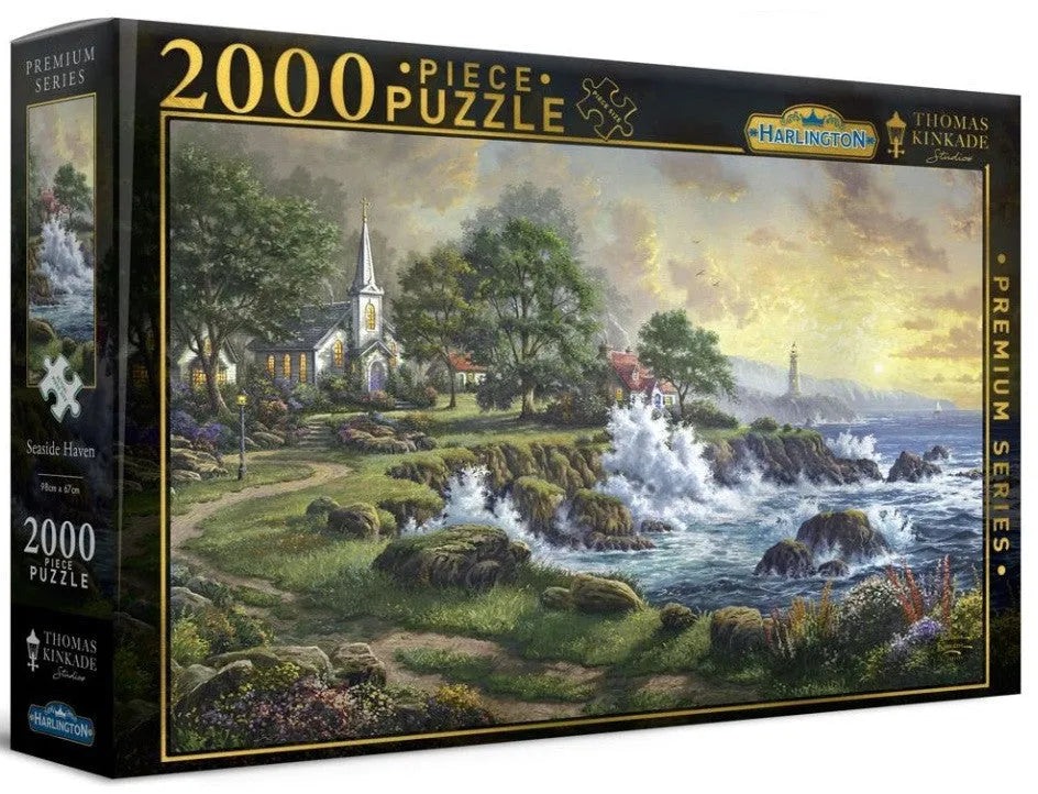 Harlington Thomas Kinkade PQ Seaside Haven 2000 pieces