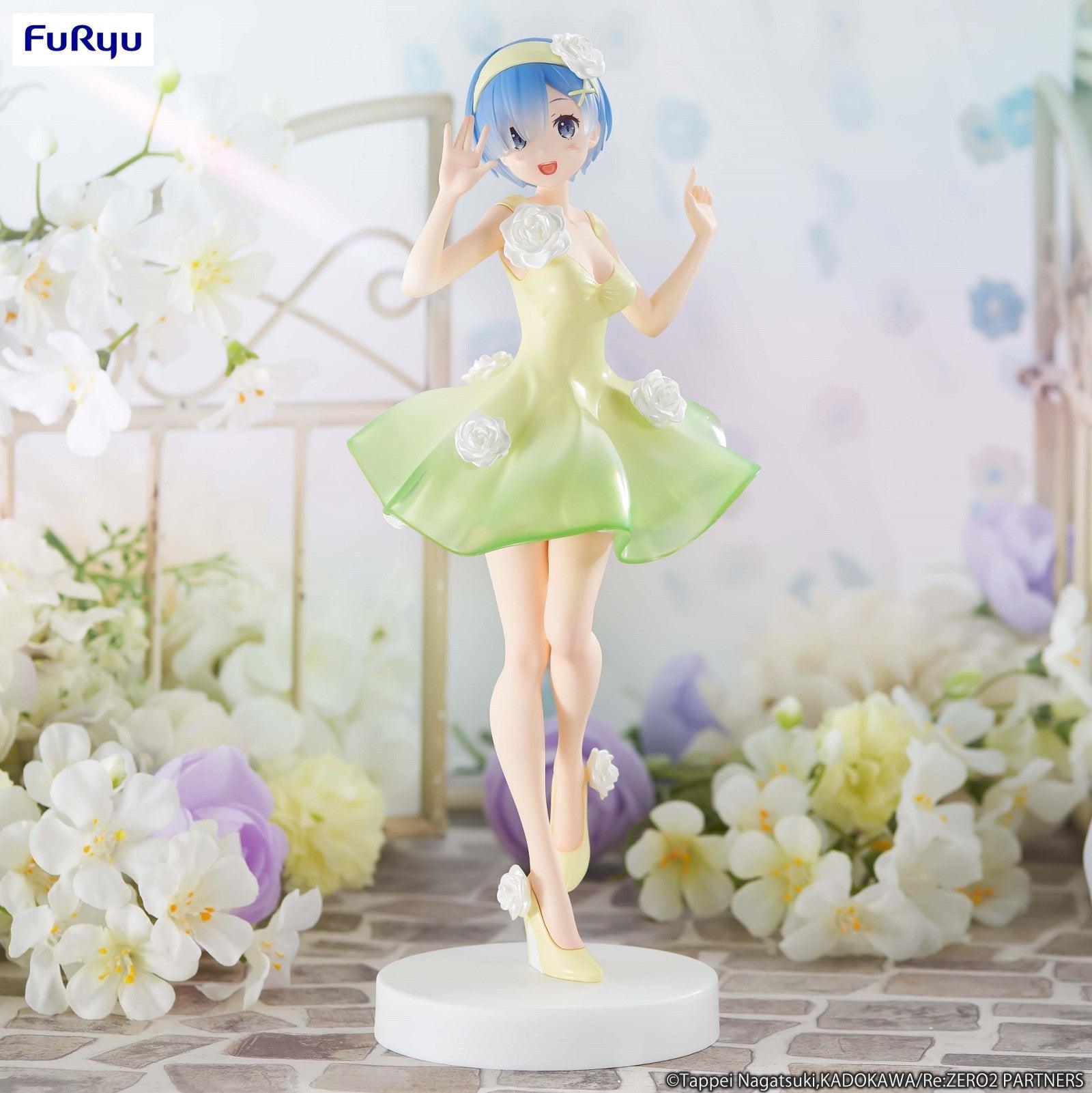 VR-106702 Re:ZERO Starting Life in Another World Trio Try iT Figure Rem Flower Dress - Good Smile Company - Titan Pop Culture