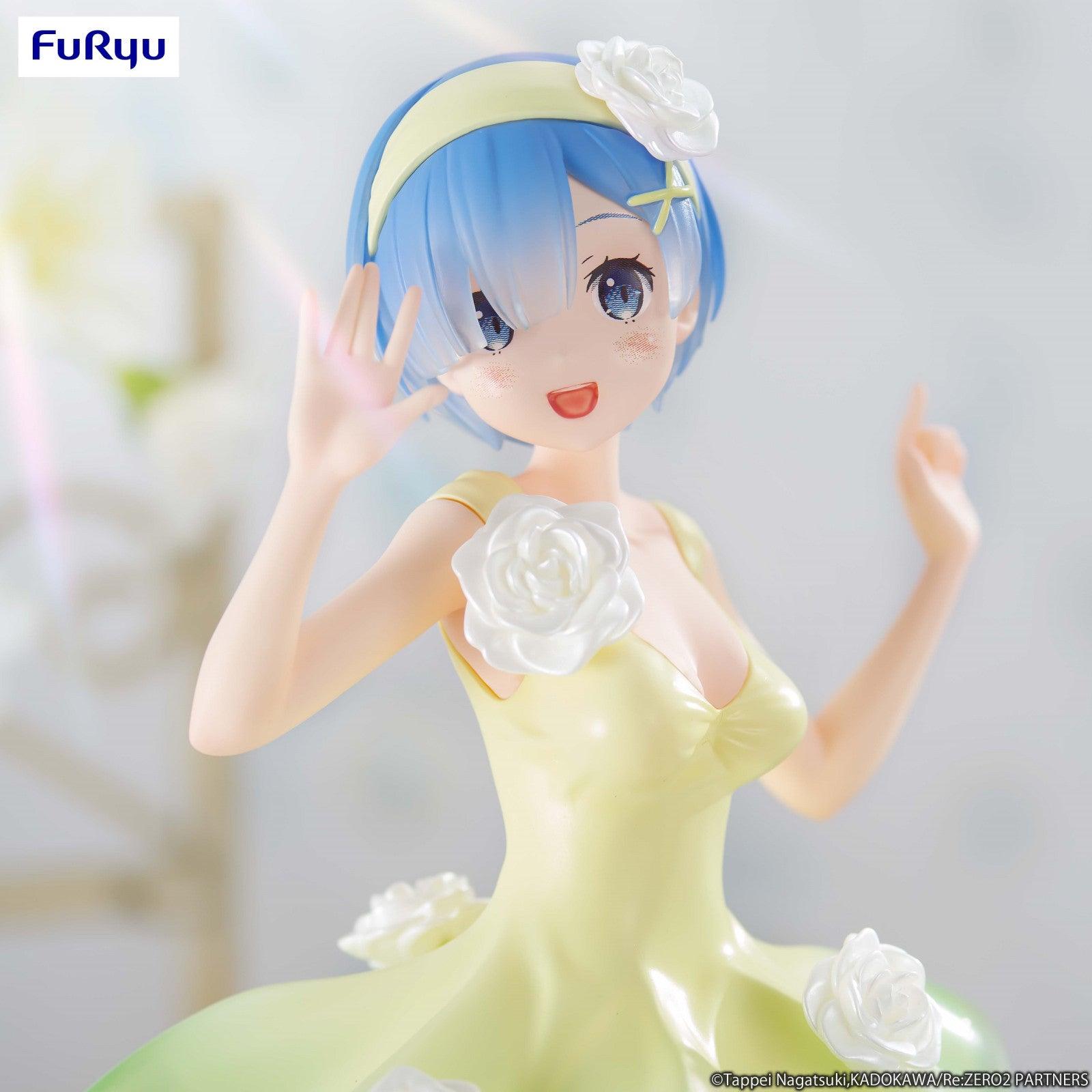 VR-106702 Re:ZERO Starting Life in Another World Trio Try iT Figure Rem Flower Dress - Good Smile Company - Titan Pop Culture