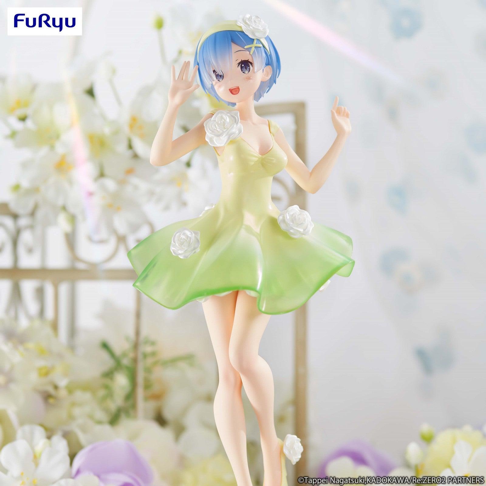 VR-106702 Re:ZERO Starting Life in Another World Trio Try iT Figure Rem Flower Dress - Good Smile Company - Titan Pop Culture