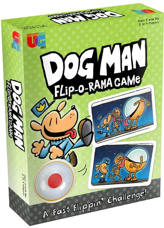 VR-107025 Dog Man The Flip-O-Rama Game - U Games - Titan Pop Culture