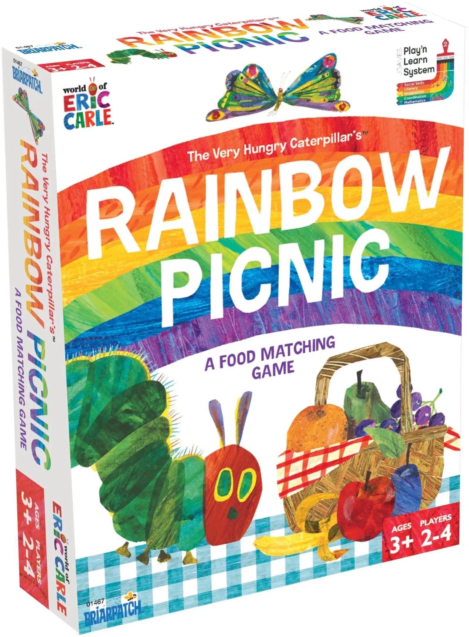 VR-107027 The Very Hungry Caterpillar Rainbow Picnic Game - U Games - Titan Pop Culture