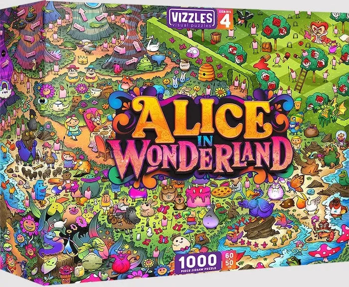 Vizzles Alice In Wonderland 1000pc Jigsaw Puzzle