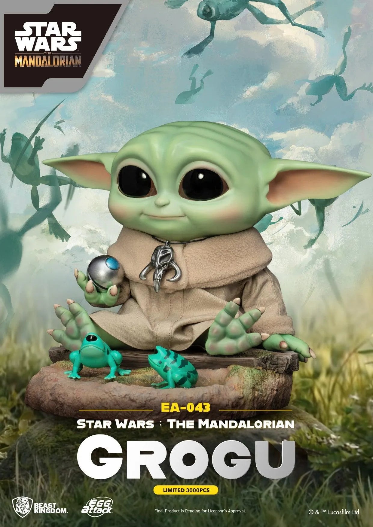 VR-108360 Beast Kingdom Egg Attack Star Wars the Mandalorian Grogu - Beast Kingdom - Titan Pop Culture