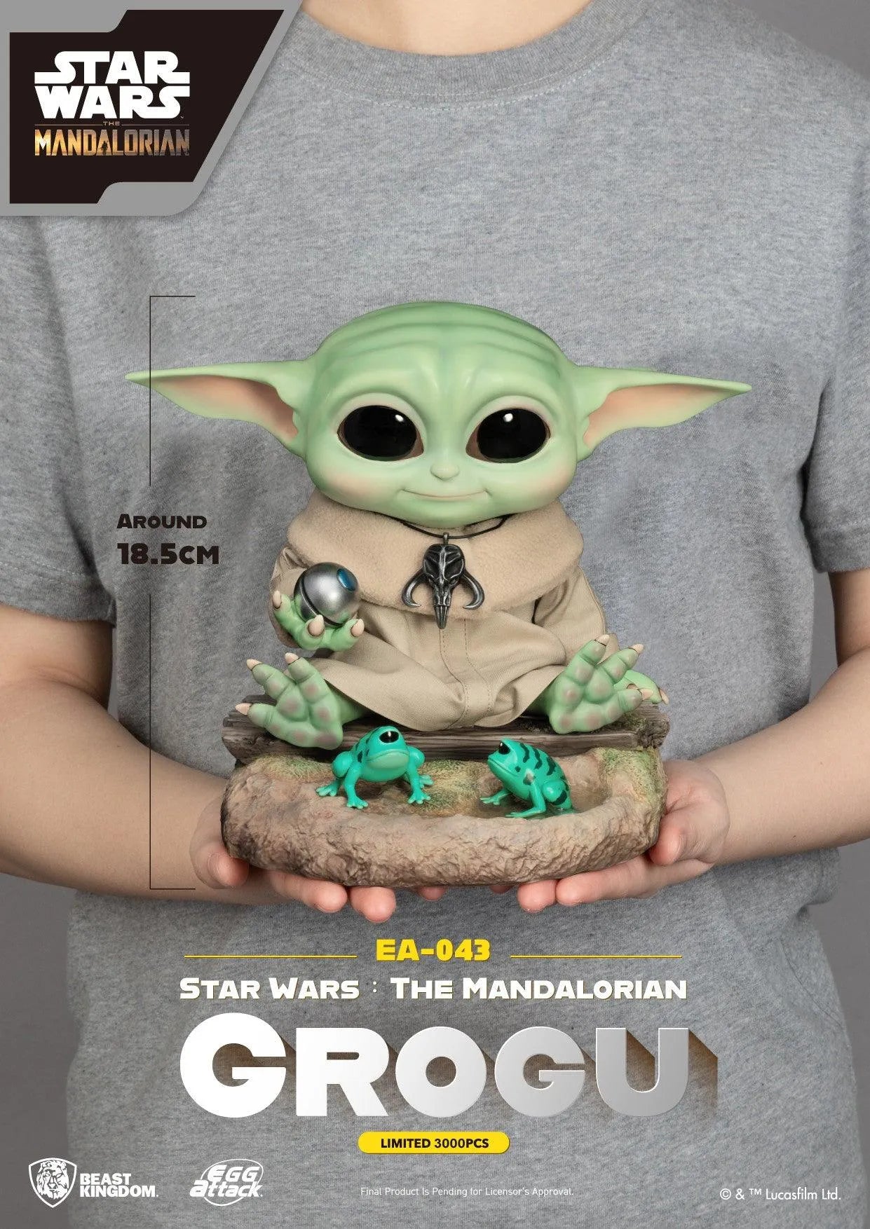 VR-108360 Beast Kingdom Egg Attack Star Wars the Mandalorian Grogu - Beast Kingdom - Titan Pop Culture