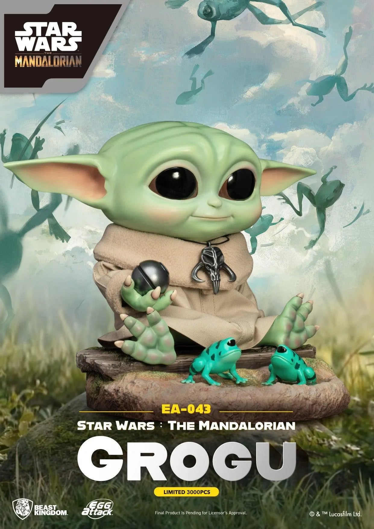 VR-108360 Beast Kingdom Egg Attack Star Wars the Mandalorian Grogu - Beast Kingdom - Titan Pop Culture