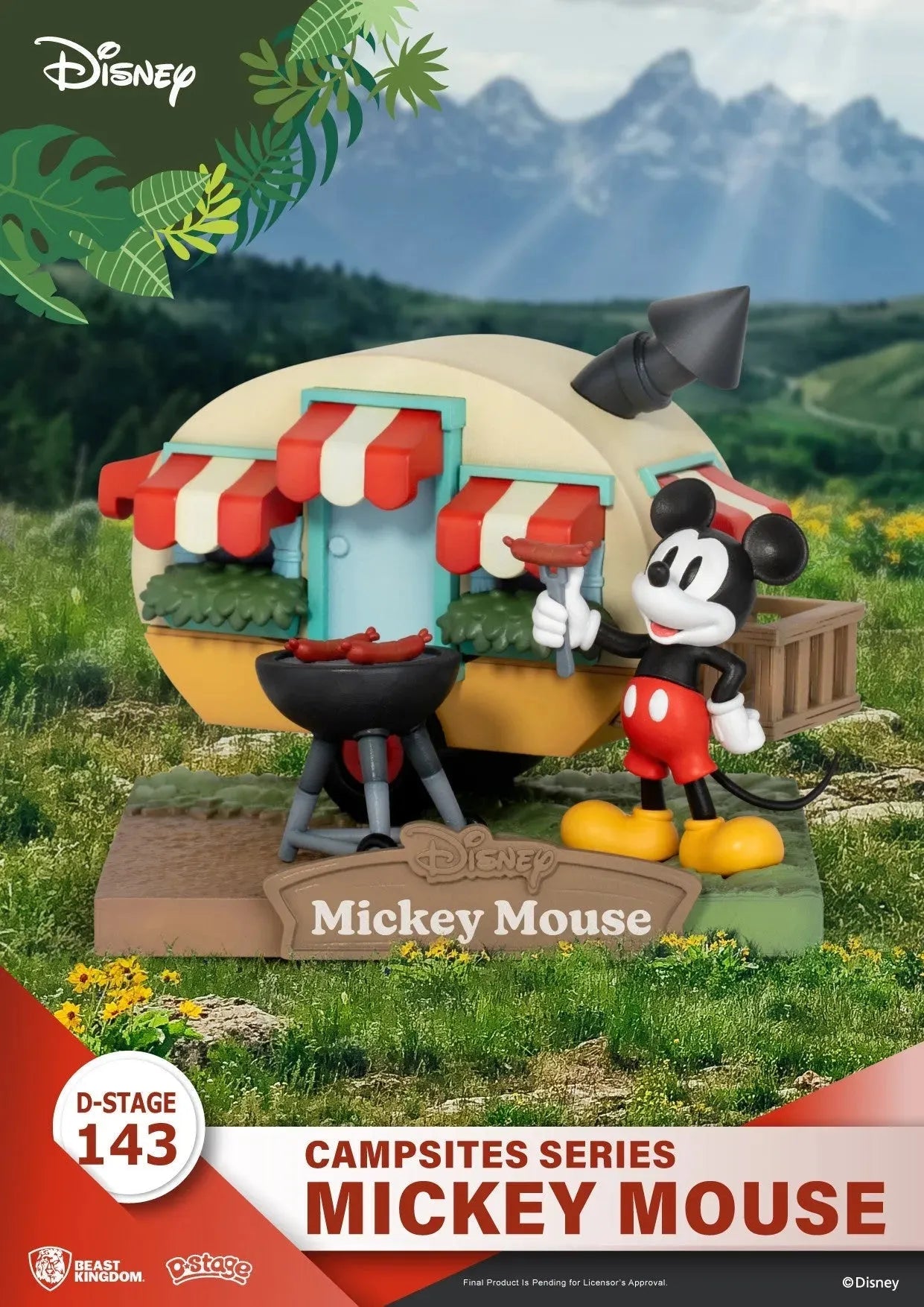 VR-110972 Beast Kingdom D Stage Disney Campsites Series Mickey Mouse - Beast Kingdom - Titan Pop Culture