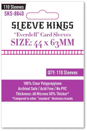 VR-111145 Sleeve Kings Board Game Sleeves "Everdell Mini Compatible" Sleeves (44mm x 63mm) (110 Sleeves per Pack) - Sleeve Kings - Titan Pop Culture