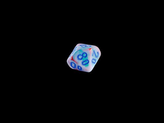 VR-111500 Chessex Tens 10 Dice Festive Mini-Polyhedral Pop Art/blue Tens 10 - Chessex - Titan Pop Culture