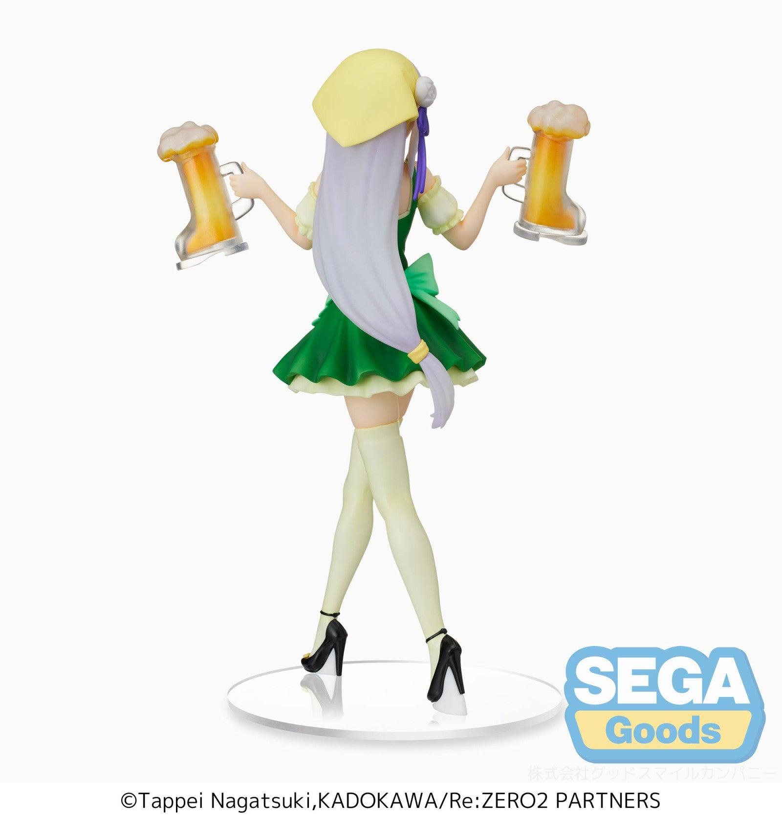 VR-111748 Re:ZERO Starting Life in Another World SPM Figure Emilia Oktoberfest Version (re-run) - Sega - Titan Pop Culture