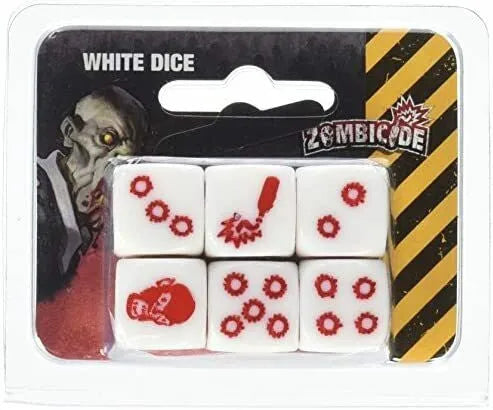 Zombicide White Dice (6)