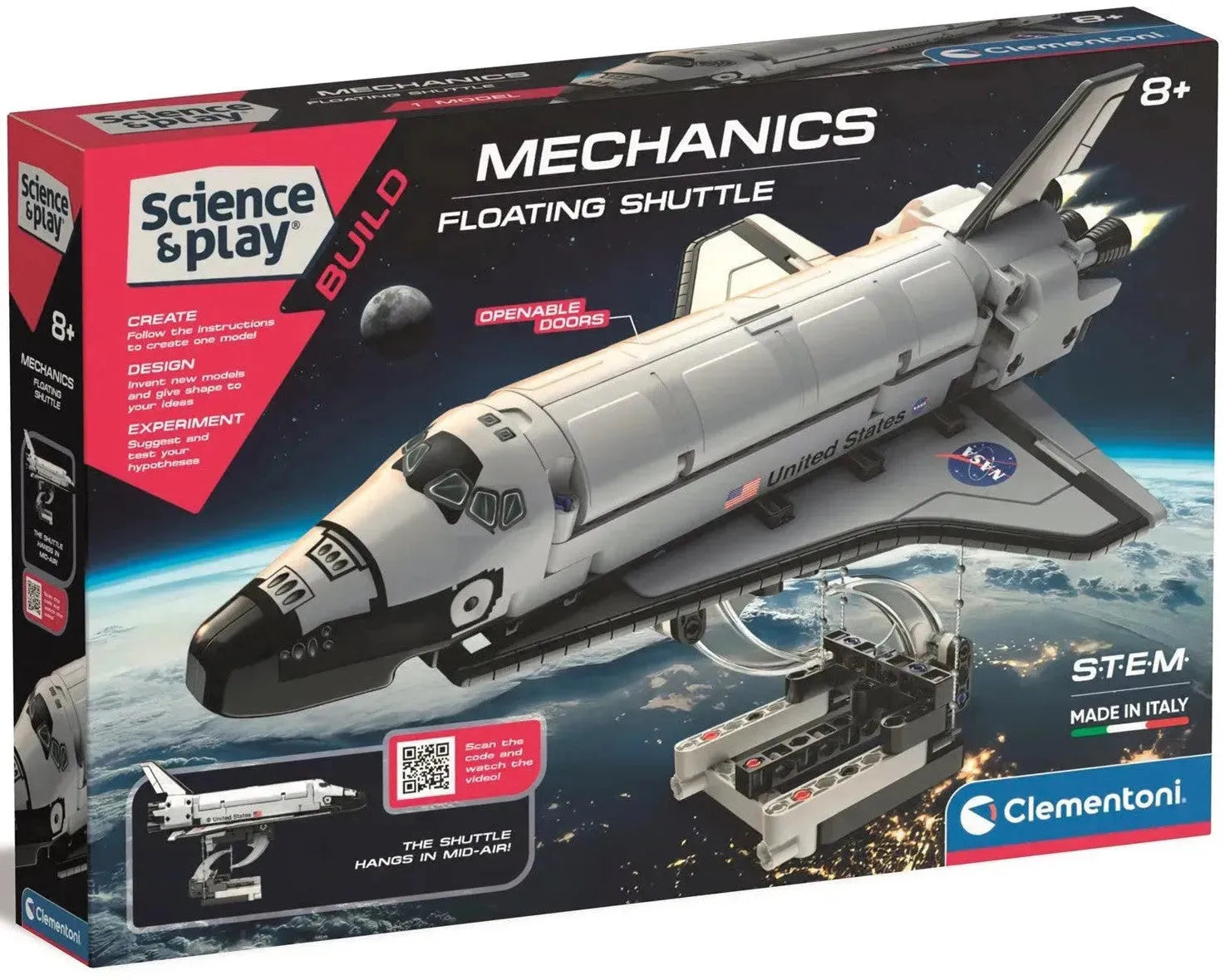 VR-113311 Clementoni Science and Play Mechanics NASA Floating Shuttle - Clementoni - Titan Pop Culture