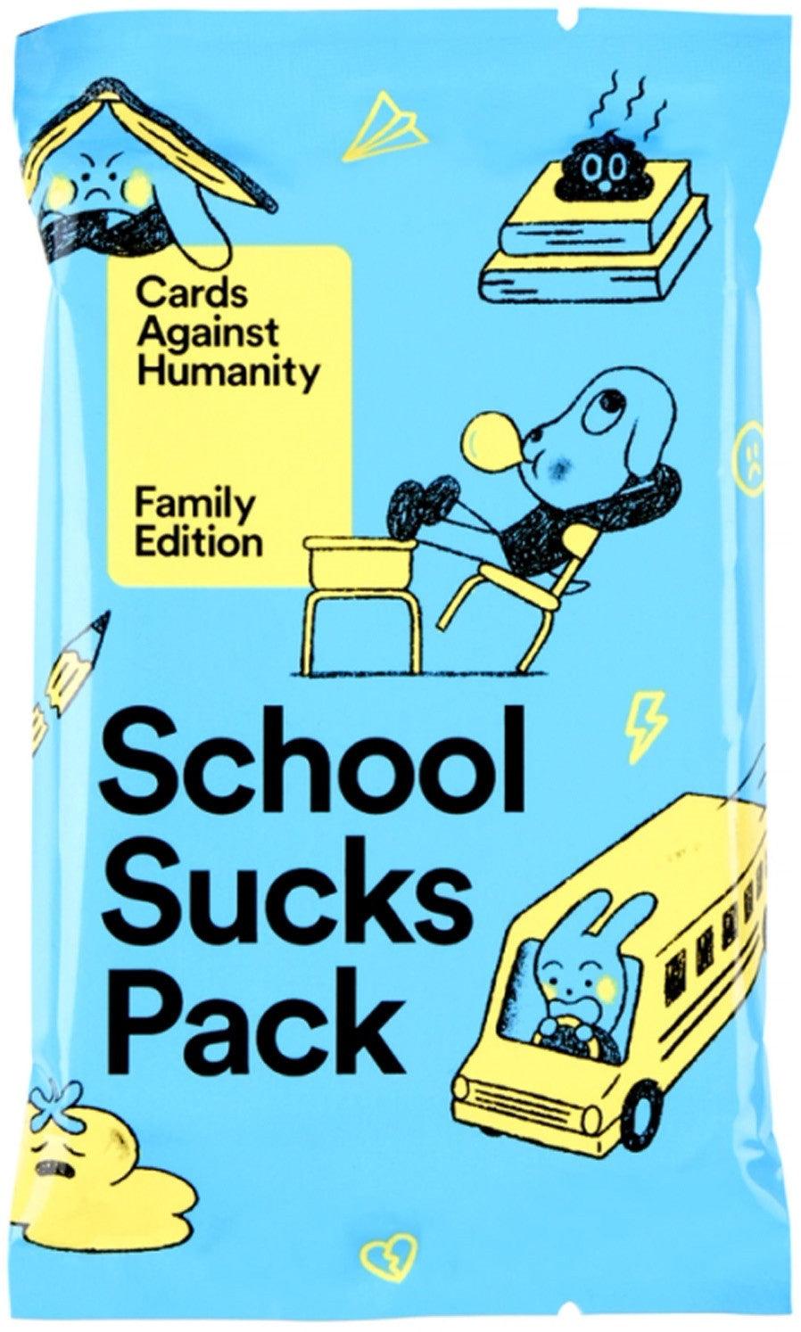 VR-113318 Cards Against Humanity School Sucks Pack (Do not sell on online marketplaces) - Cards Against Humanity - Titan Pop Culture