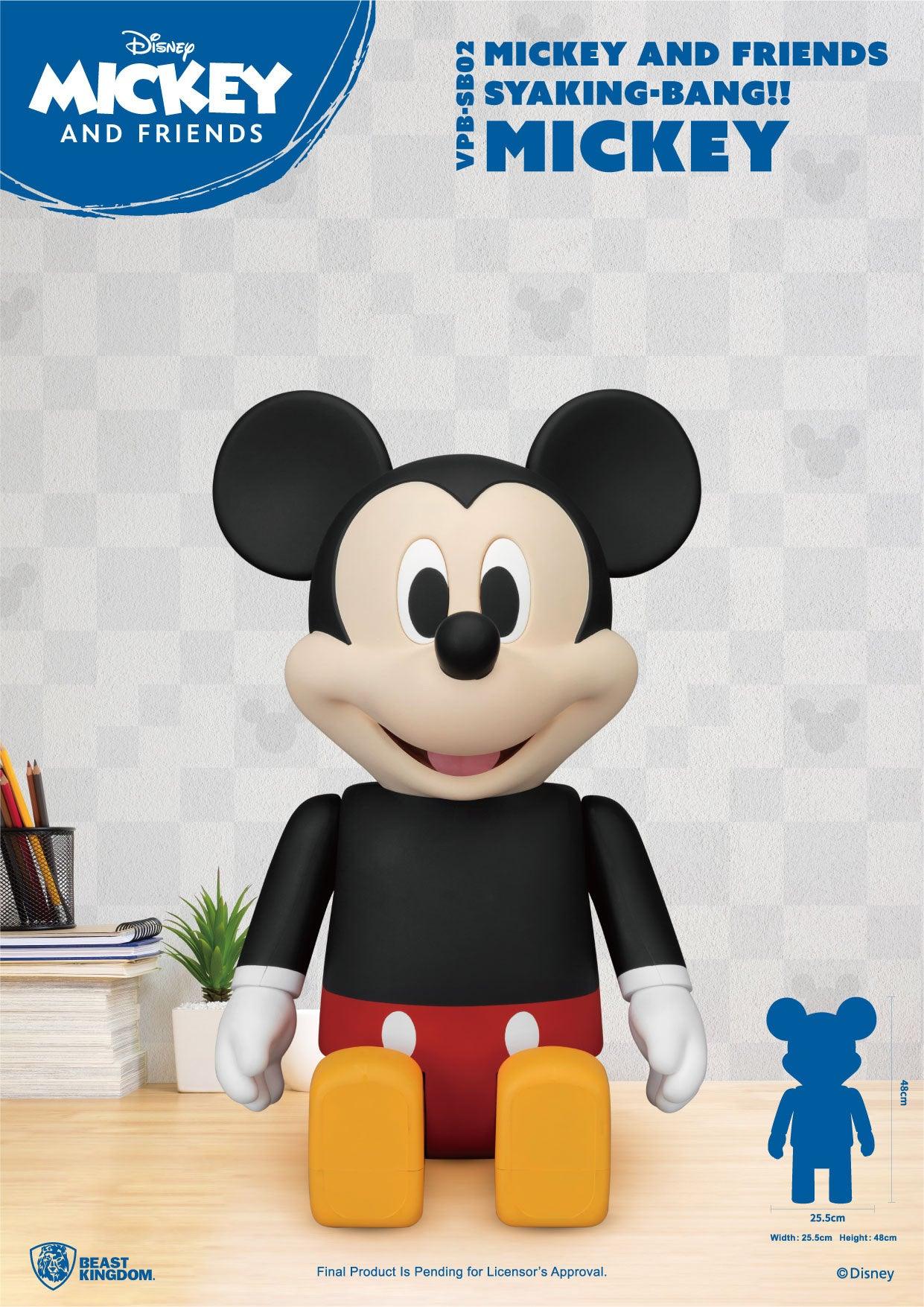 VR-114099 Beast Kingdom Piggy Bank Vinyl Large Mickey and Friends SYAKING-BANG!! Mickey Mouse - Beast Kingdom - Titan Pop Culture