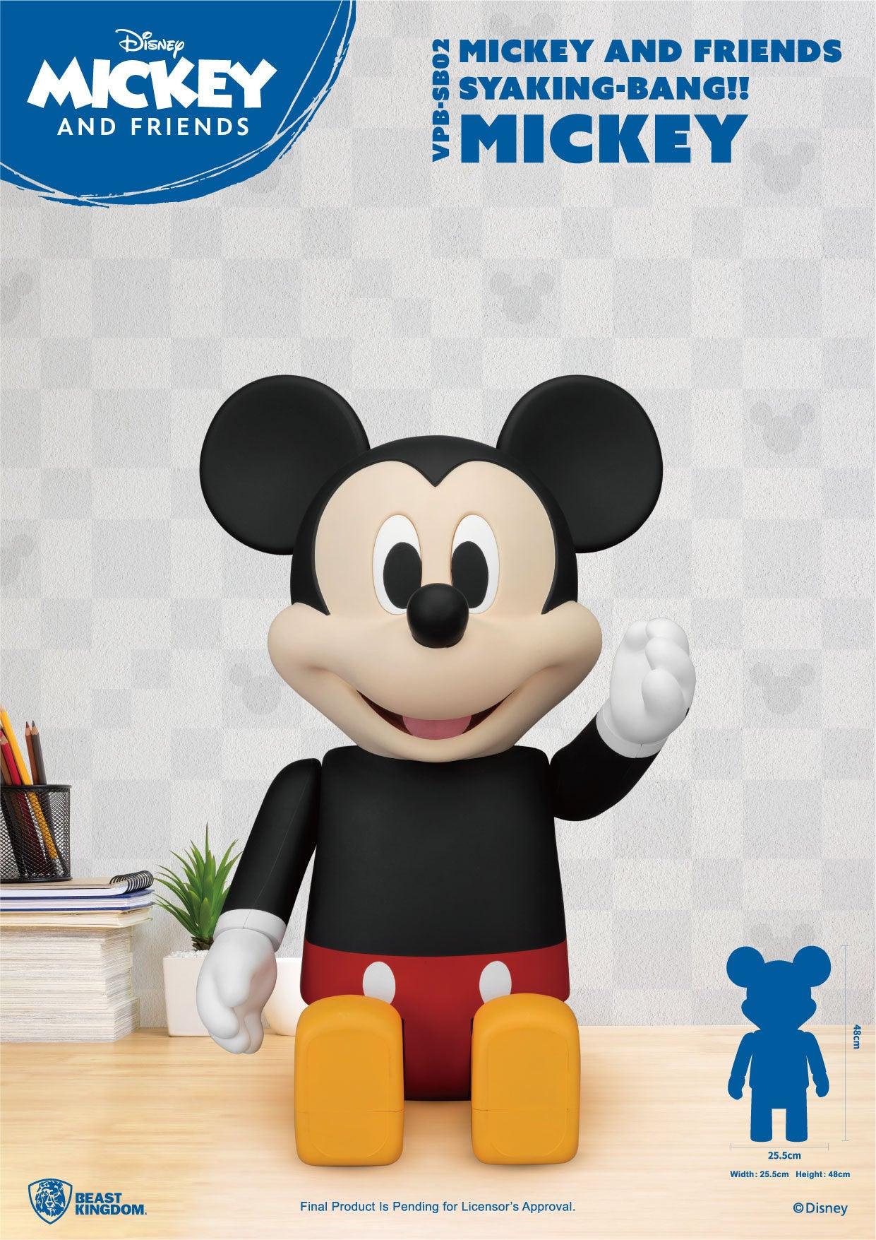 VR-114099 Beast Kingdom Piggy Bank Vinyl Large Mickey and Friends SYAKING-BANG!! Mickey Mouse - Beast Kingdom - Titan Pop Culture